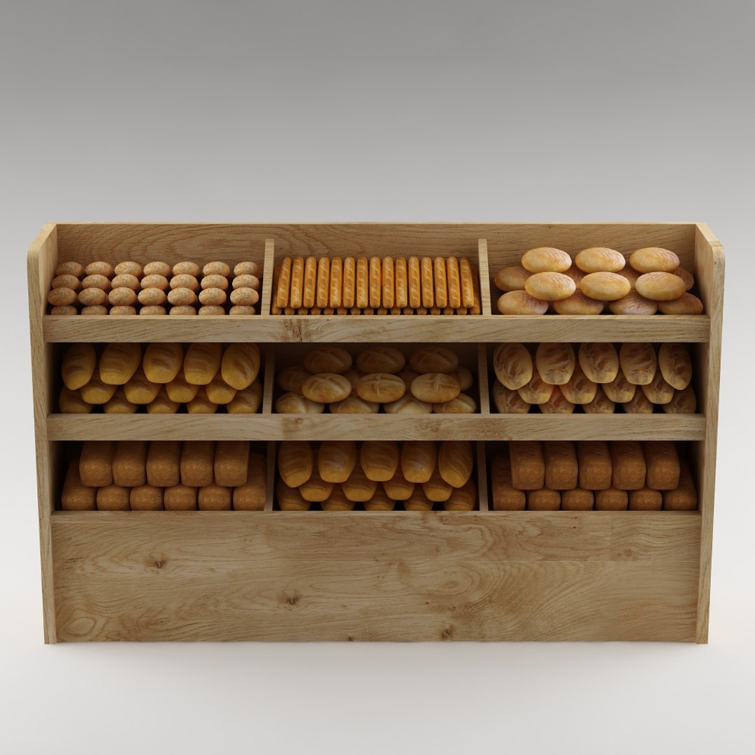 Bread Shelf Model - TurboSquid 1284854