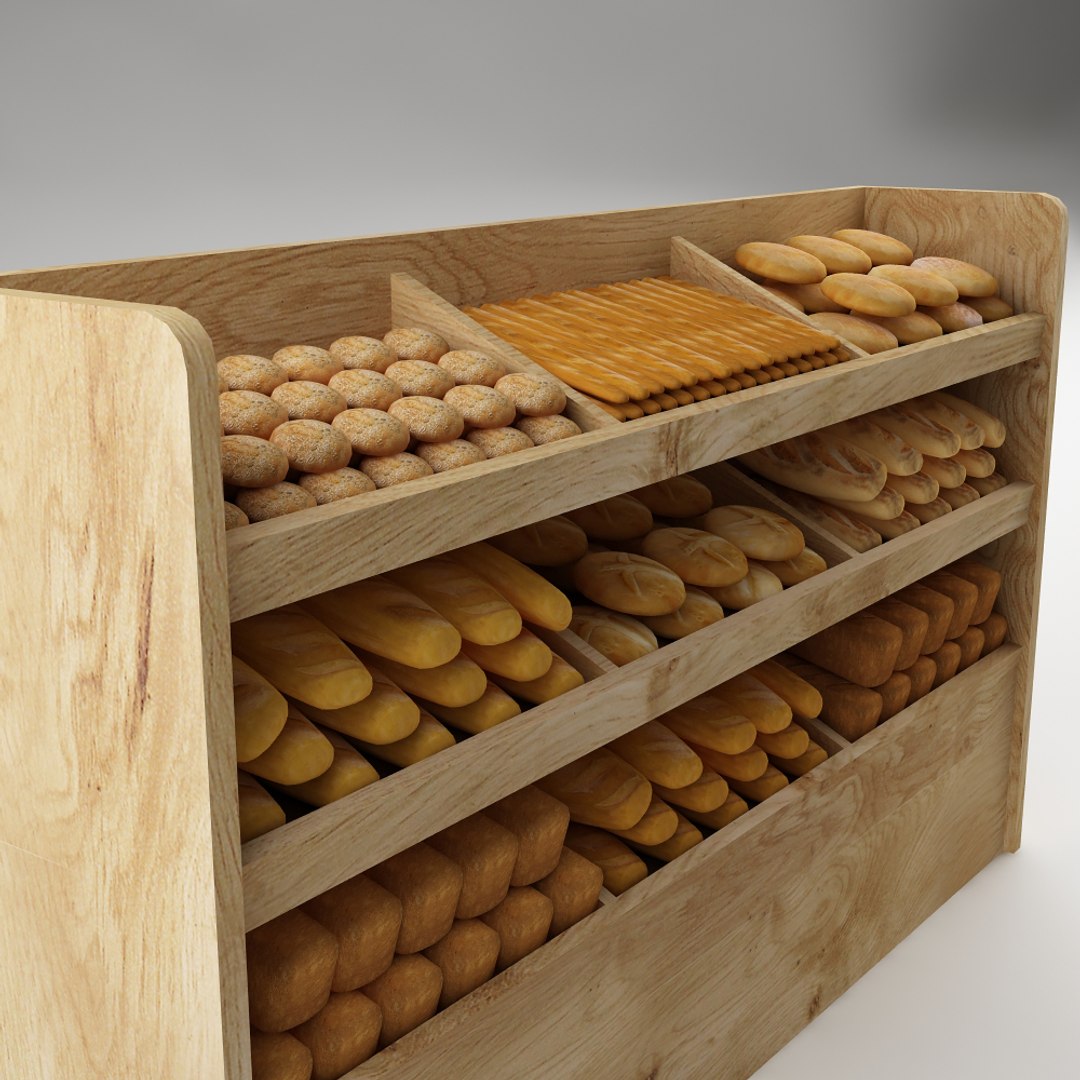 Bread Shelf Model - TurboSquid 1284854