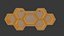 Honeycomb Wall Shelf 3D Print Model