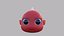 Pez rojo aparejado (animado)