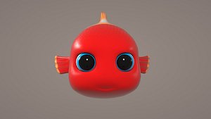 Fish Red Rigged(Animated)