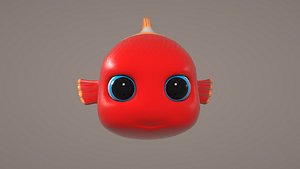 Fish Red Rigged(Animated)