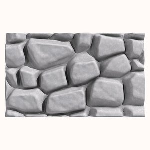 3D model Stone wall 156