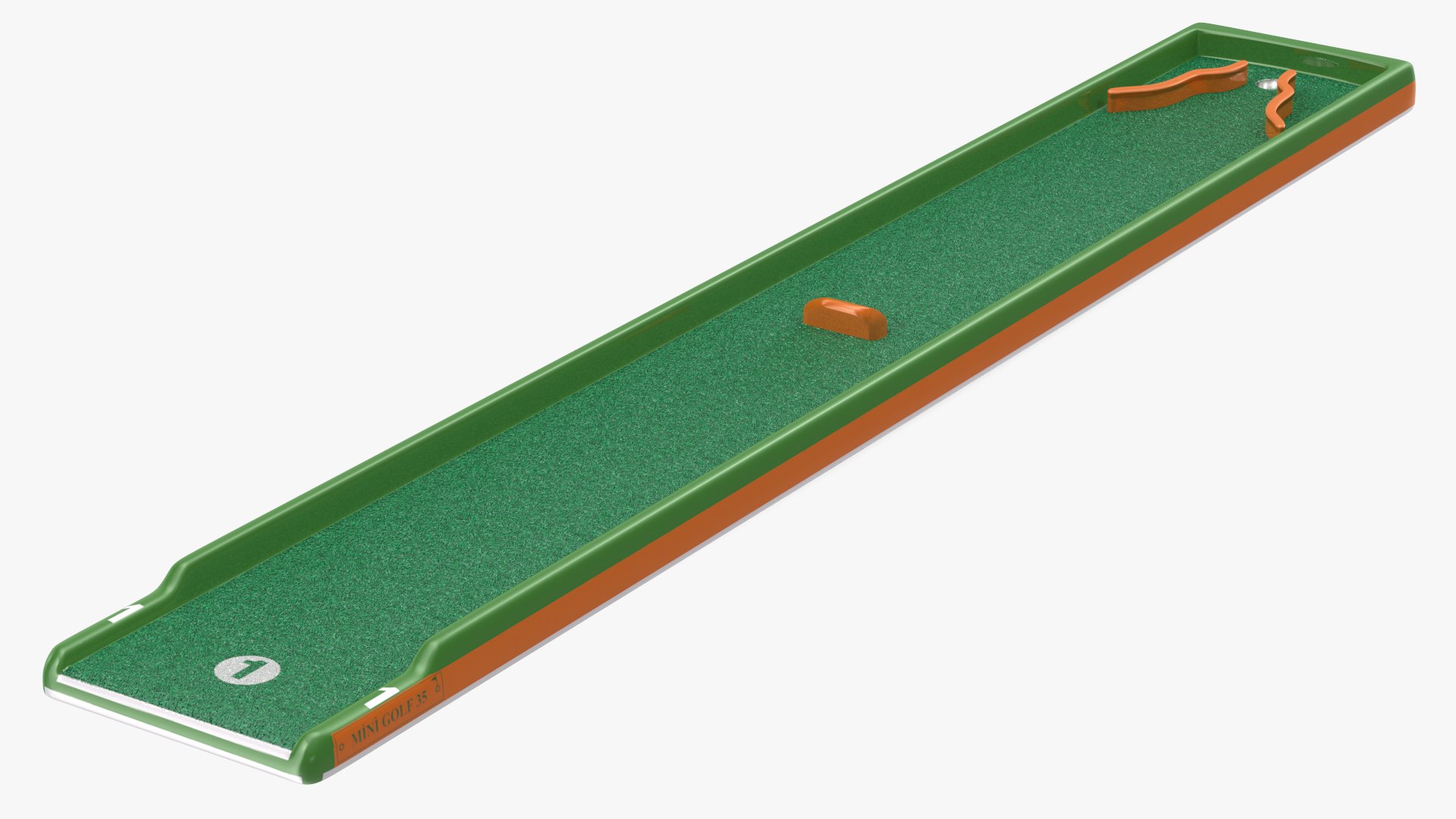 Minigolf 35 Portable Course Hole 1 3D model preview