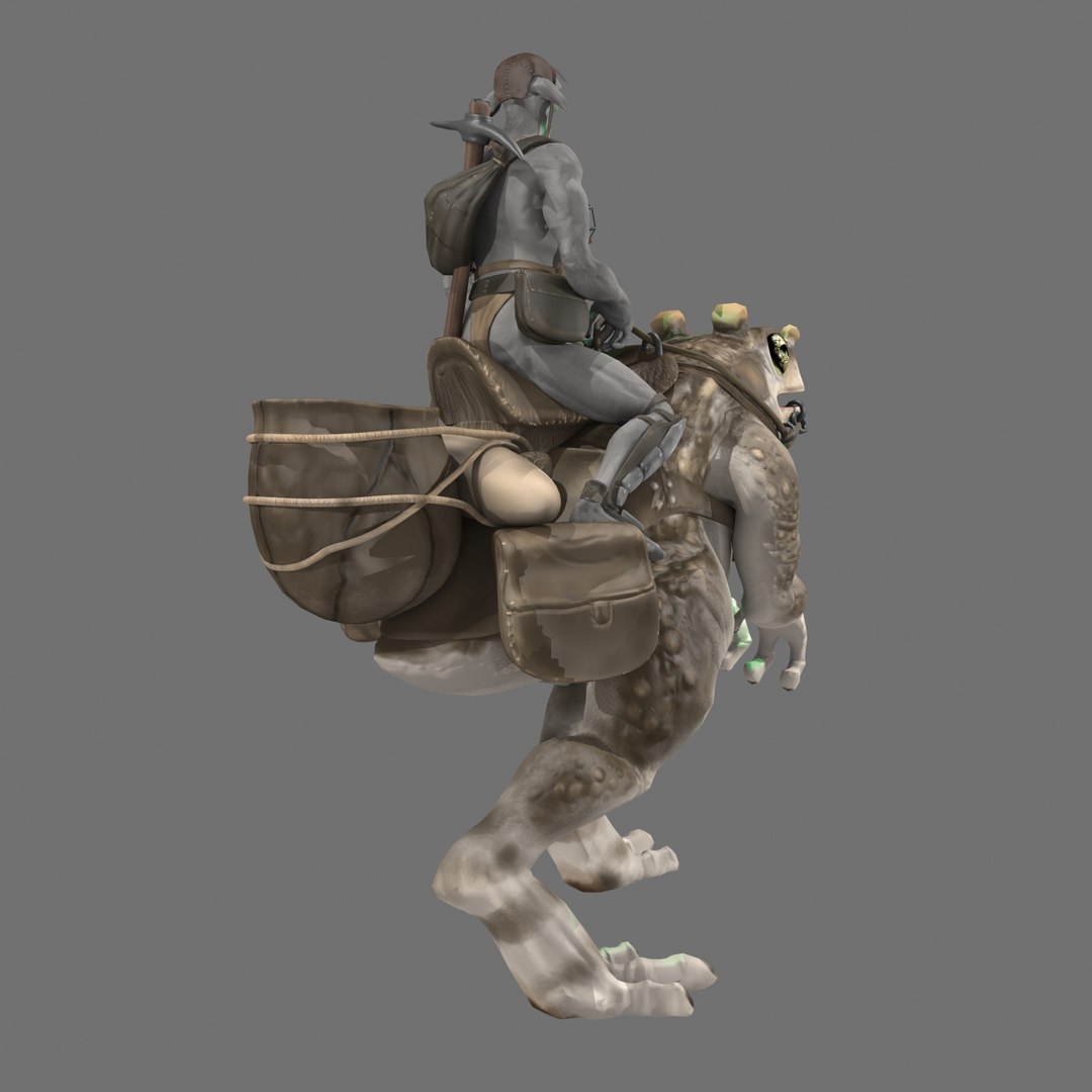 3D Troll Toad Ride - TurboSquid 1438681