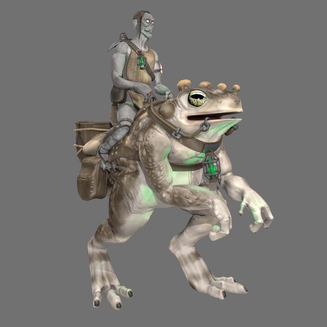 3D Troll Toad Ride - TurboSquid 1438681