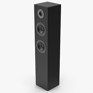 3D Black Stereo Speaker