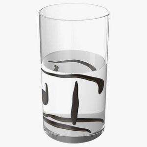 Glass Full of Medicinal Leeches model