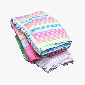 3D pile towels