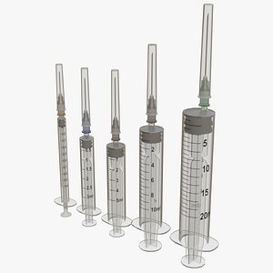 Syringe 1 Basic 3D model