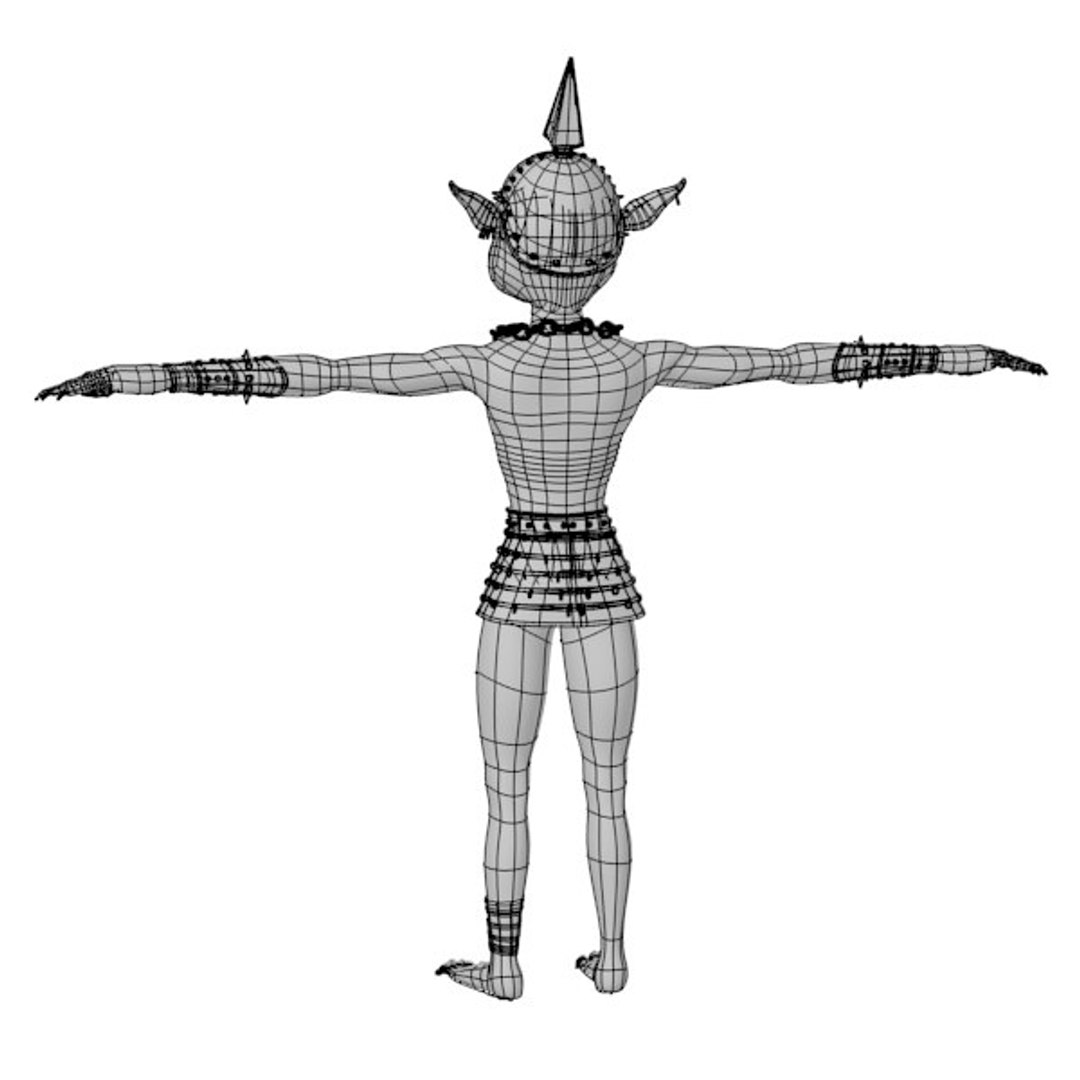 3d Model Of Goblin Rig