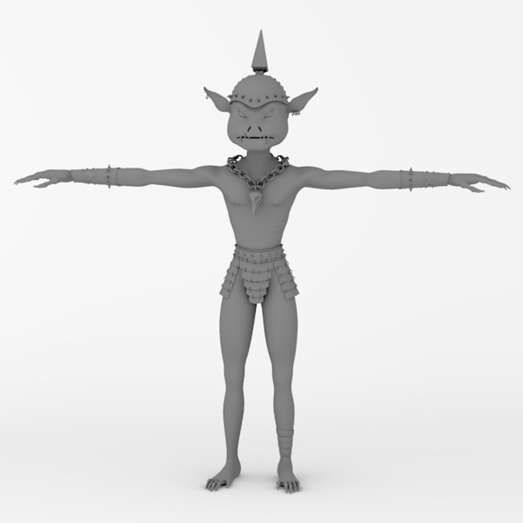 3d Model Of Goblin Rig