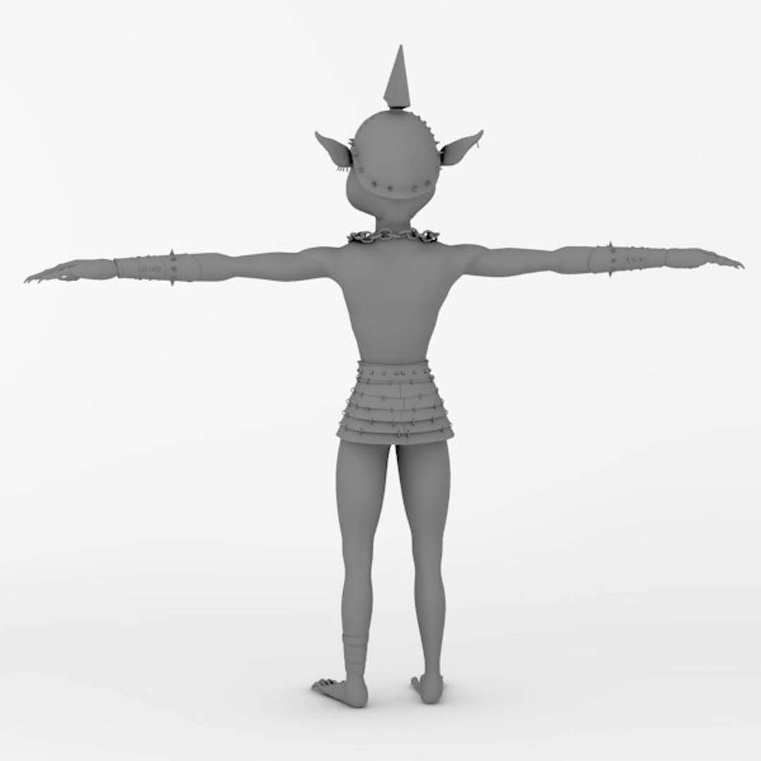 3d Model Of Goblin Rig