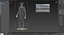 Mannequin Homme Dark Pose Debout