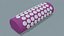 Almohada Cilíndrica Acupuntura Púrpura