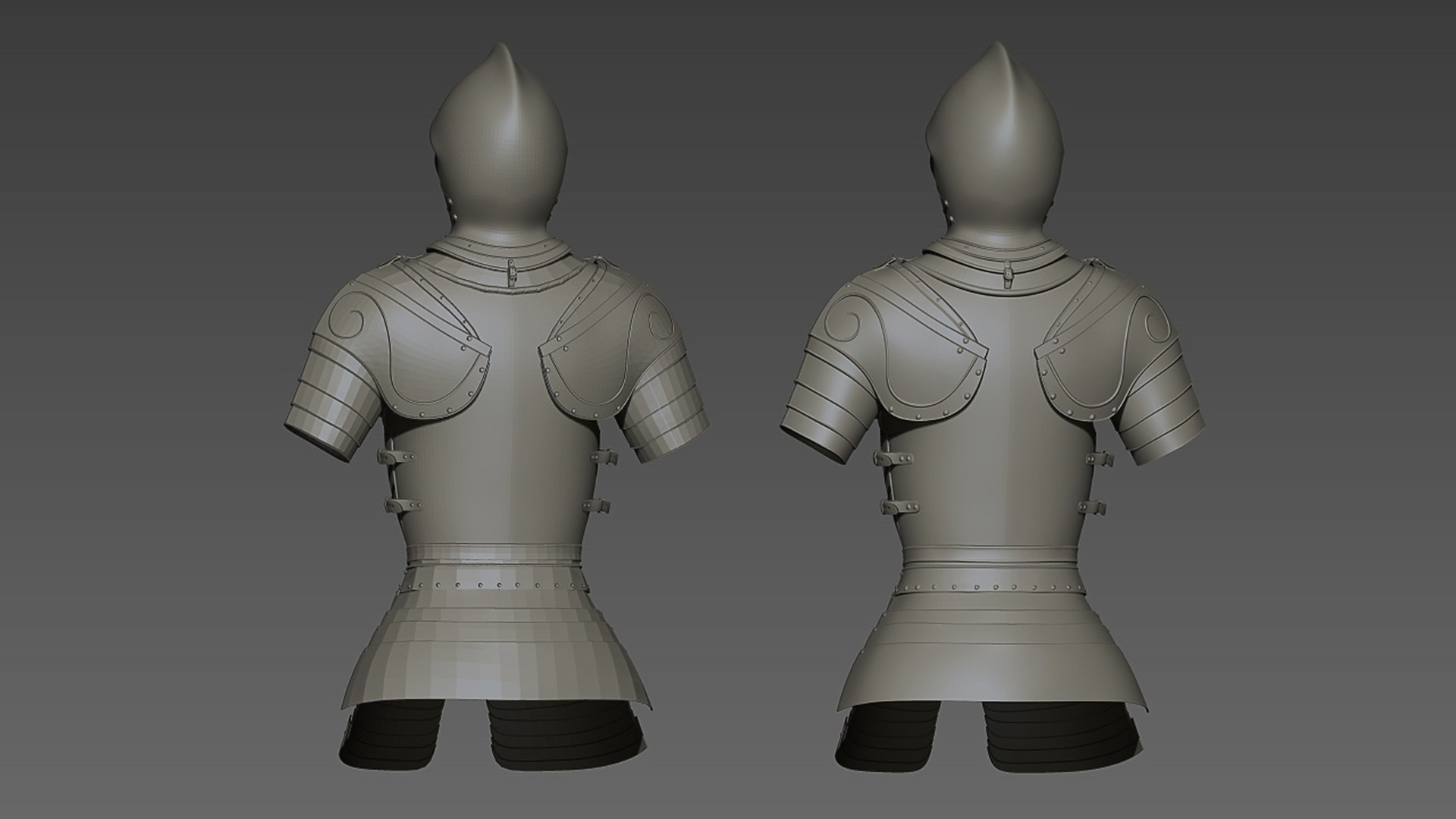 Medieval Armour ZBrush Project 3D Model - TurboSquid 1719625