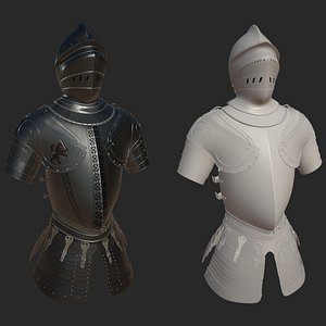 Medieval Armour ZBrush project