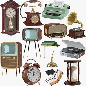 Retro Home Devices Collection