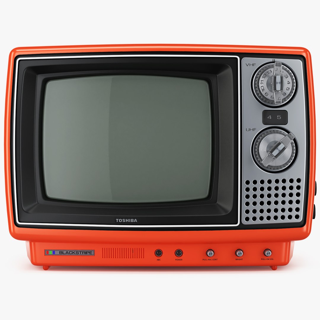 TOSHIBAレトロTVとサンヨーレトロTVセット retro_tv_toshiba9_blackstripe_