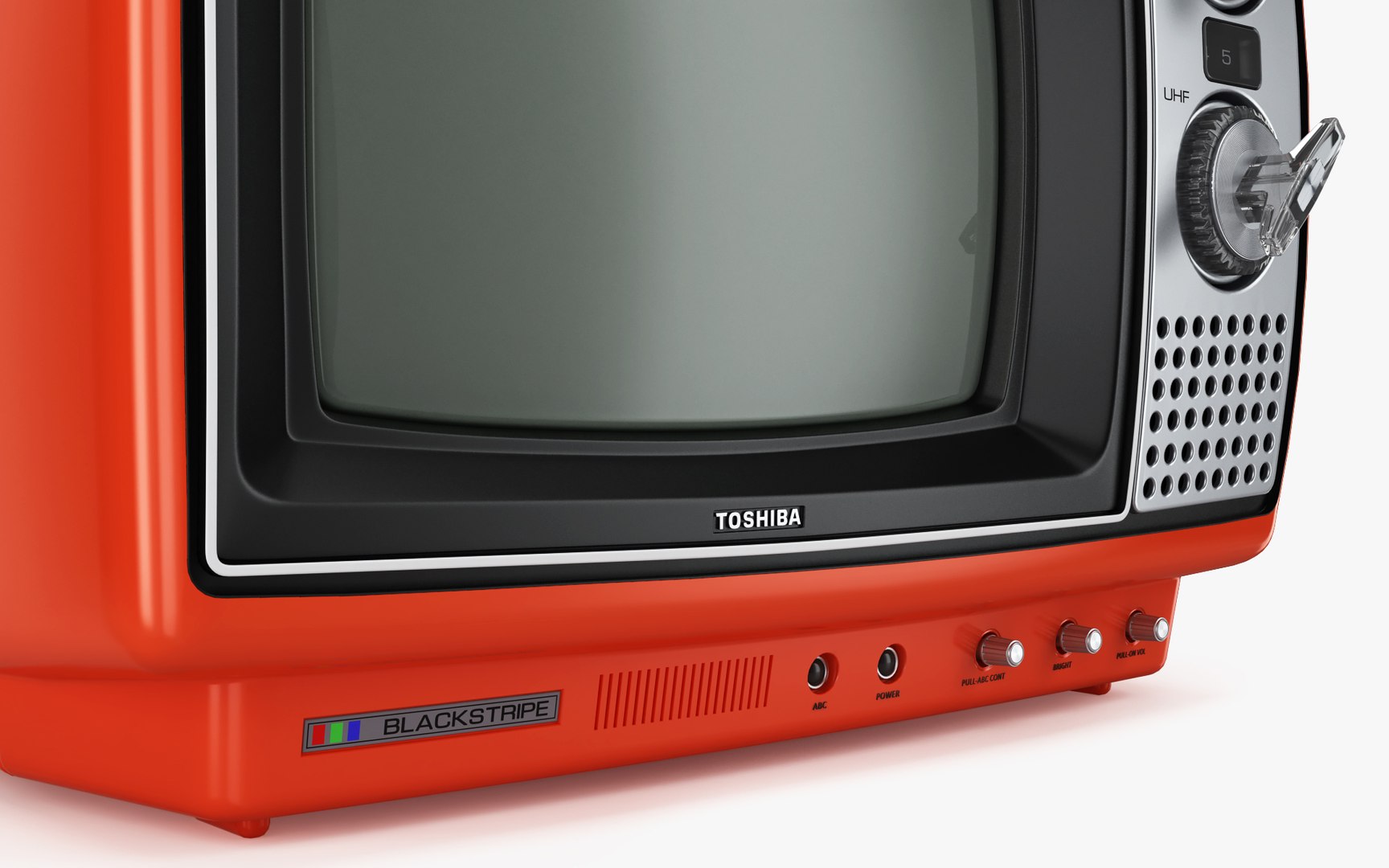 Toshiba Blackstripe Portable Television 