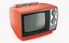 Retro Portable CRT Television TOSHIBA 9 Blackstripe C094U TV