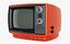 Retro Portable CRT Television TOSHIBA 9 Blackstripe C094U TV