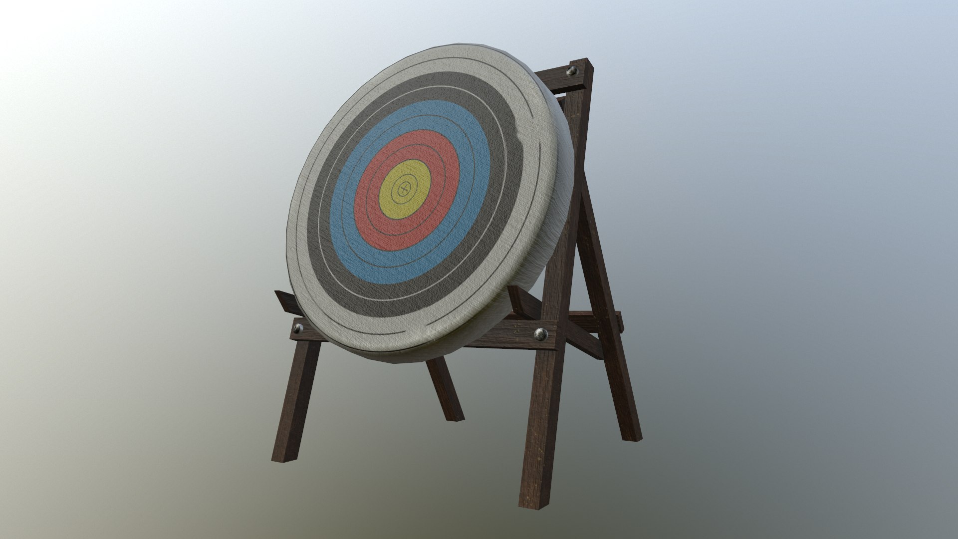 Archery Props Arrow and Target 3D - TurboSquid 2071331