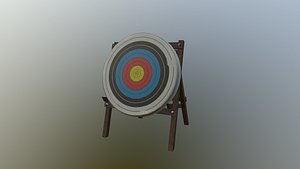 Archery Props Arrow and Target 3D