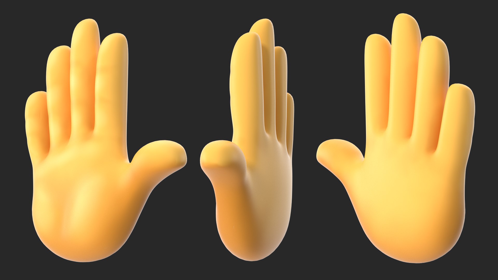 Händedruck-Geste Emoji 3D-Modell - TurboSquid 1549535