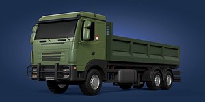 Transport Military Truck -- Medium Tactical Vehicle - Dump Tipping - Army