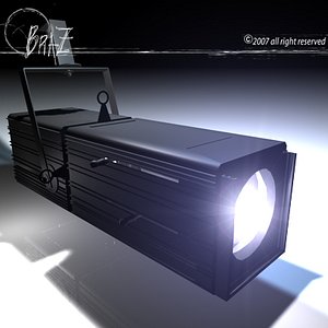 stage light - profile 3ds
