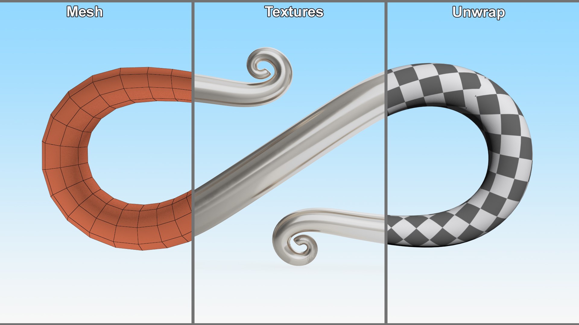 3D Silver Jewelry Clasps Collection 5 Model - TurboSquid 2169541