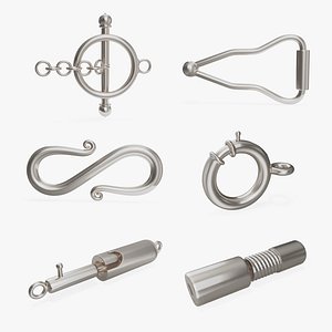 Silver Jewelry Clasps Collection 5