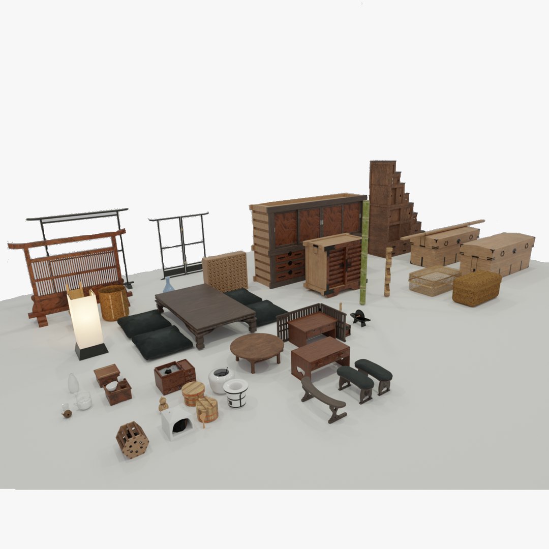 3D 40 sets of furnitures and tools in old Japanese dining room https://p.turbosquid.com/ts-thumb/Ag/U2kMm7/S7/mainimagedinig_2/png/1728105678/1920x1080/fit_q87/bb3fb8eb1384eb1fffb4aa28cff5b17743cc381c/mainimagedinig_2.jpg