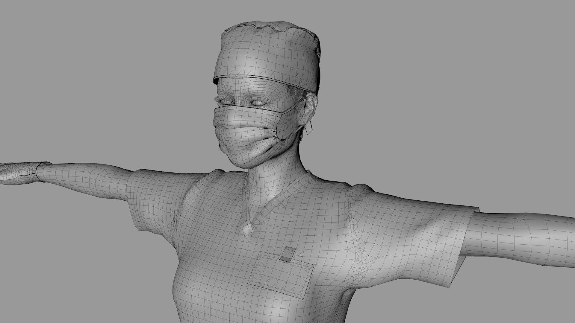Female Surgeon Woman Nurse Rigged Doctor 3D Model - TurboSquid 2286114