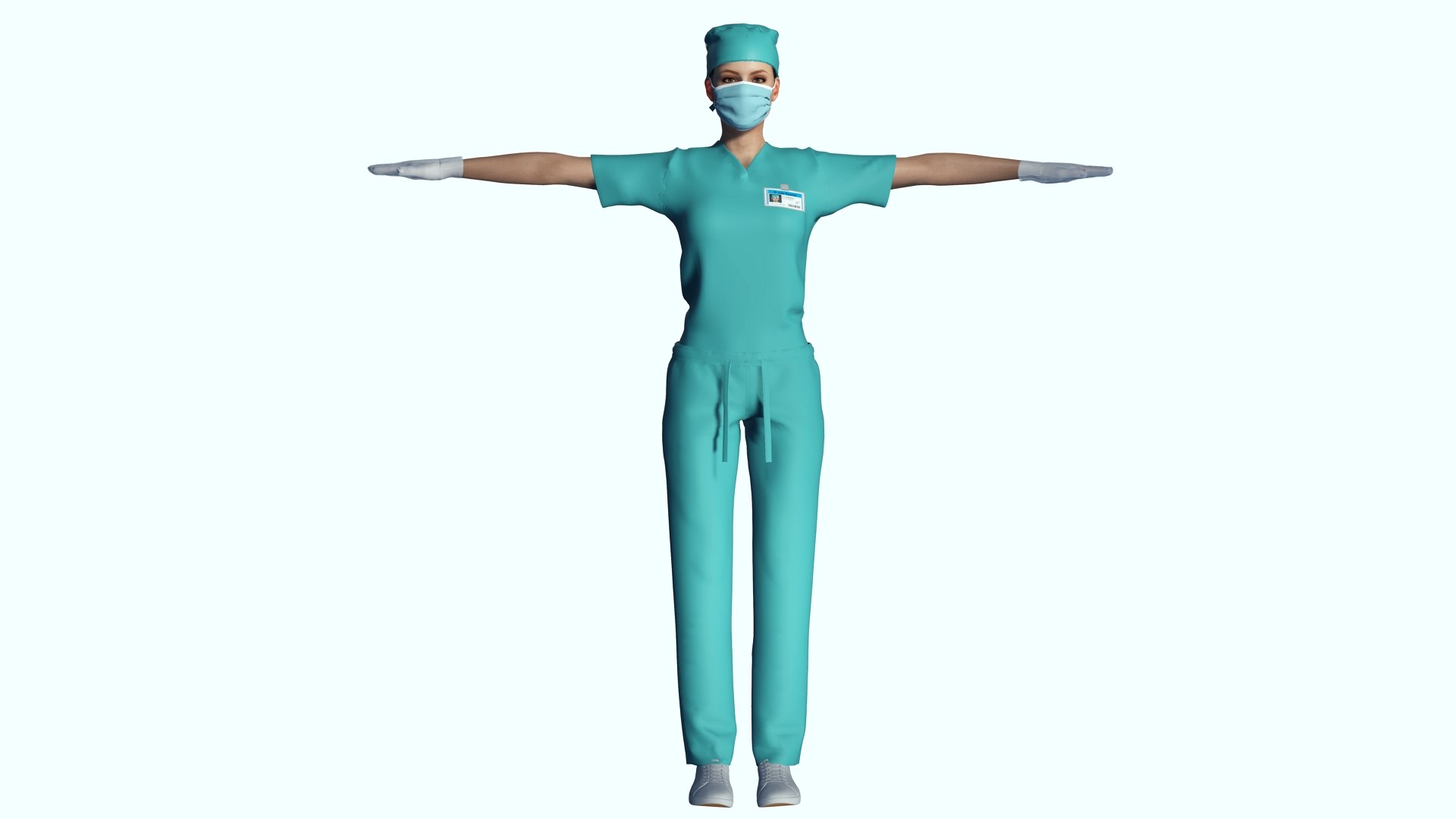 Female Surgeon Woman Nurse Rigged Doctor 3D Model - TurboSquid 2286114