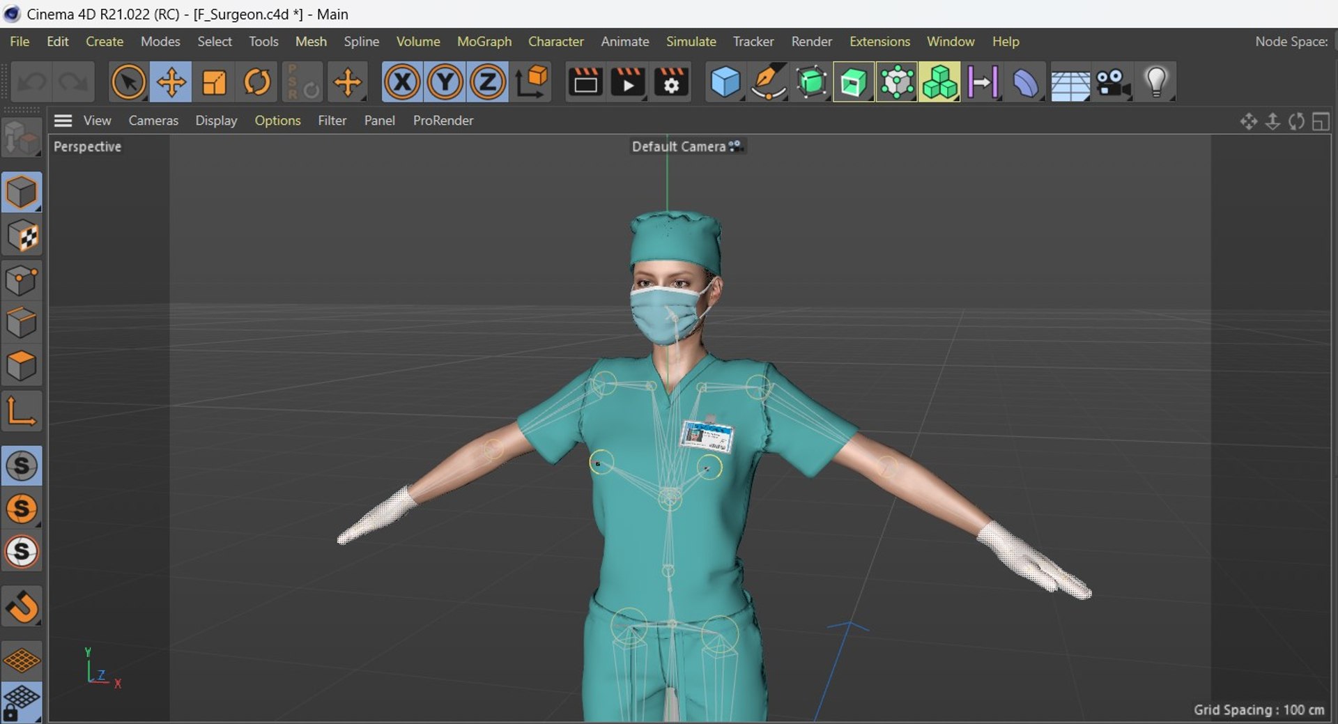 Female Surgeon Woman Nurse Rigged Doctor 3D Model - TurboSquid 2286114