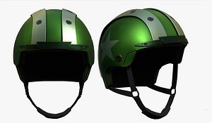 3D model helmet sci fi