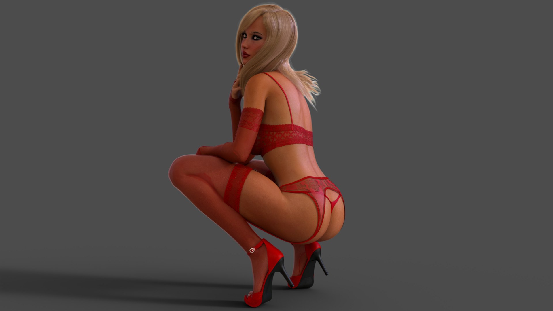 Lingerie Model 3D Model - TurboSquid 1906053