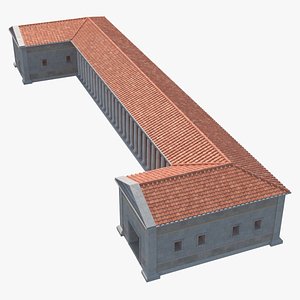 Roman Bouleuterion Building 3D