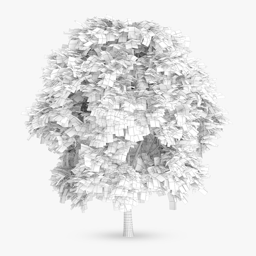 Rowan Trees 5 3d Model