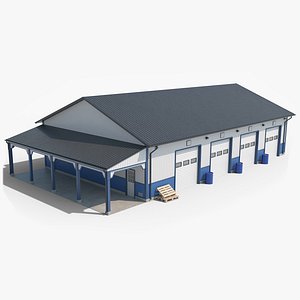 Industrial Building 22 Blue