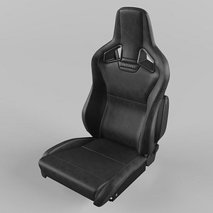 RECARO Cross Sportster CS Leather black Seat 3D model