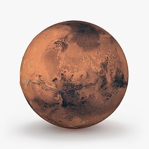 planet mars 3d model