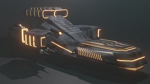 Sci Fi SpaceShip model