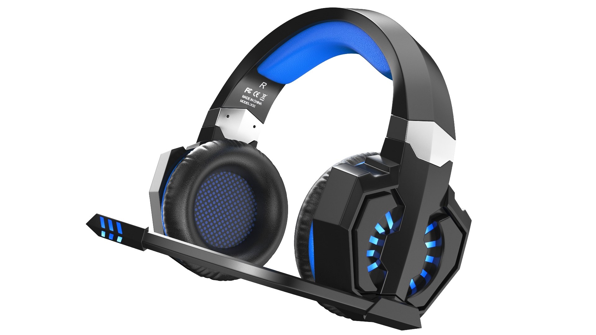 3D Detailed Gaming Headset Model - TurboSquid 2129983