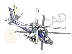 Helicopter 3D model