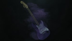 3D jimi hendrix stratocaster