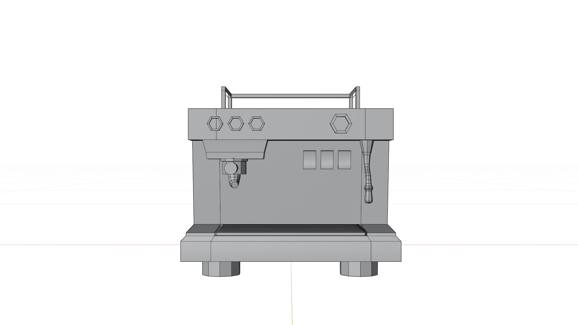 3D Expresso Machine - TurboSquid 2093312