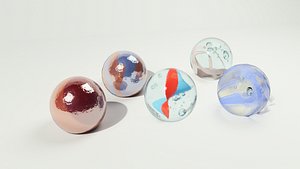 marbles 3d model